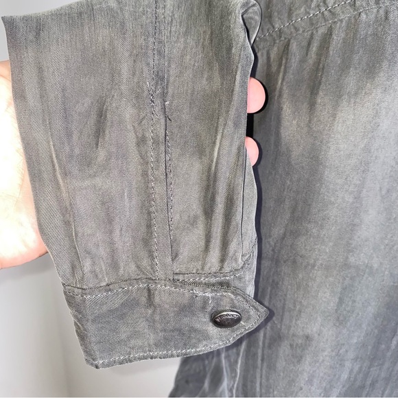 Blank NYC lightweight off center zip front jacket size XS gray - Picture 8 of 11